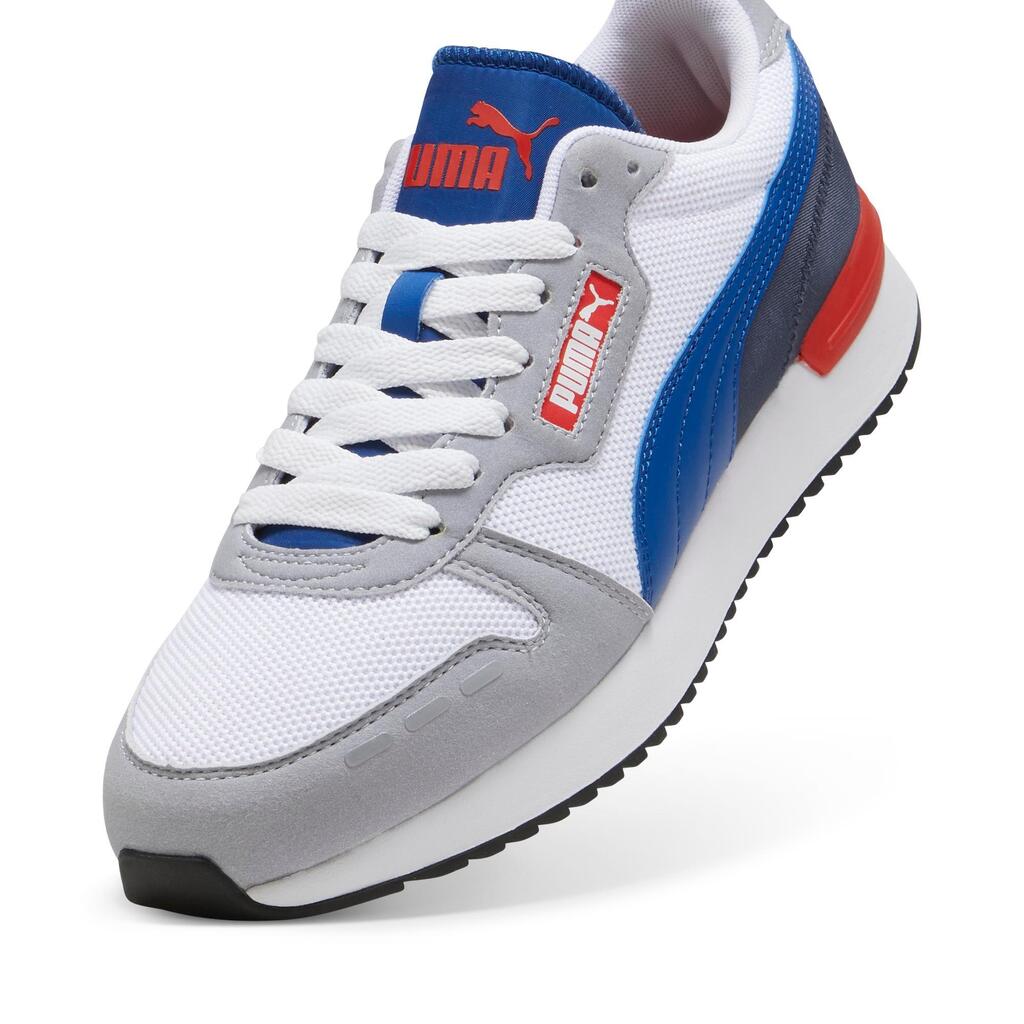 MEN'S PUMA R78 WALKING TRAINERS - BLUE RED